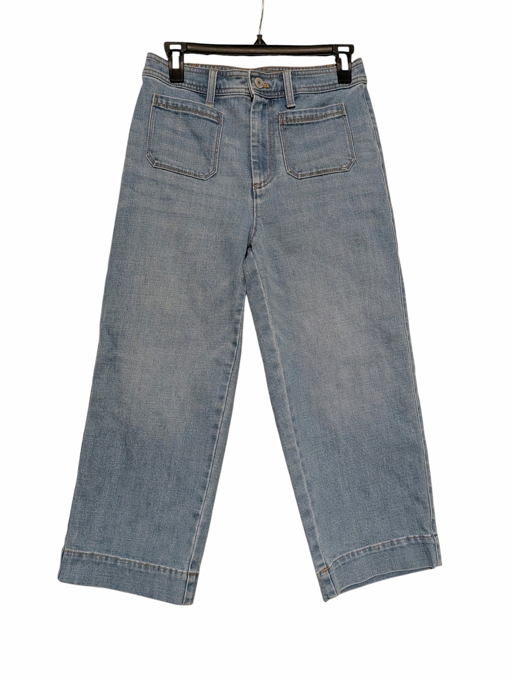 Talbots Cropped Wide Leg Jeans
